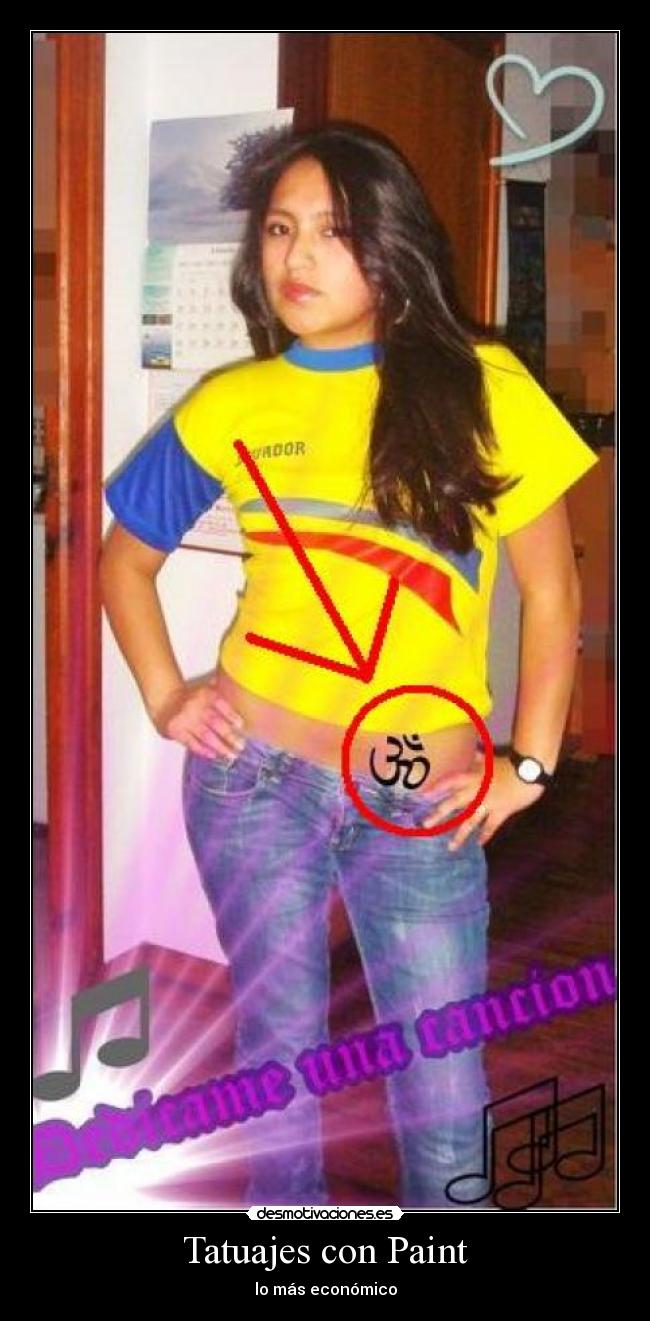Tatuajes con Paint -