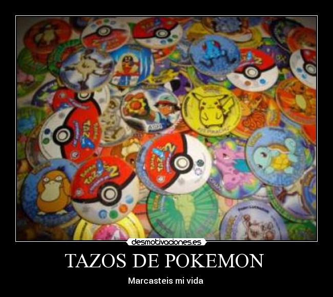 TAZOS DE POKEMON -