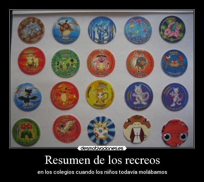 Resumen de los recreos - 