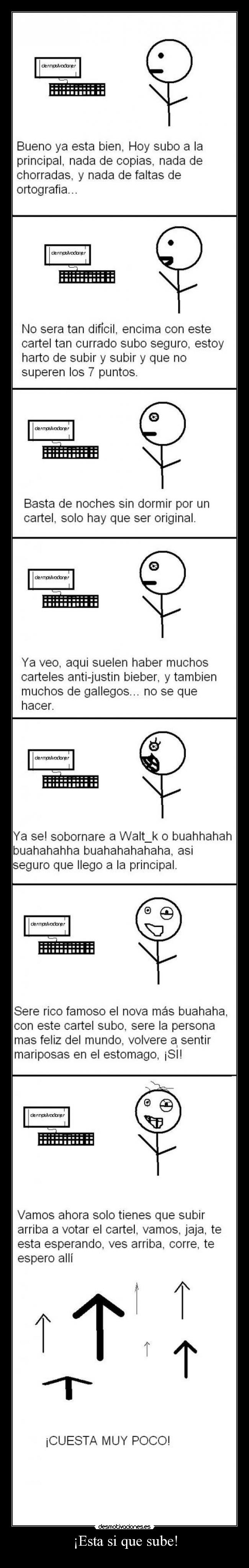 ¡Esta si que sube! -