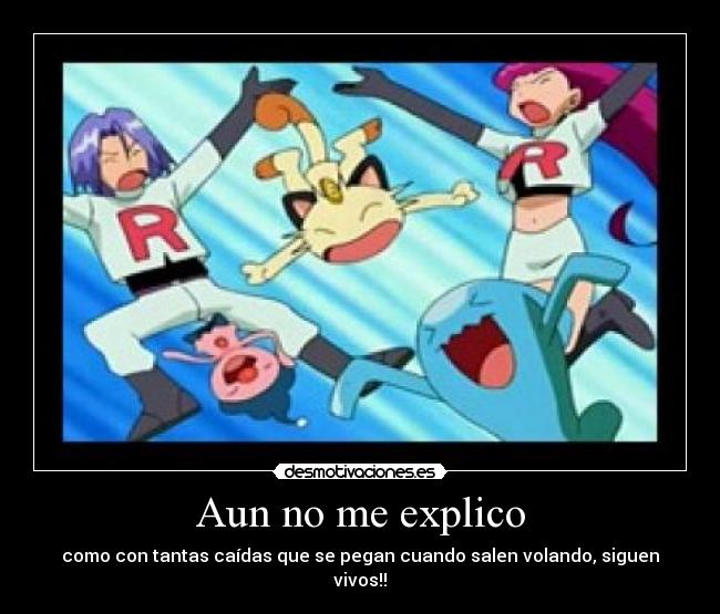 Aun no me explico - como con tantas caídas que se pegan cuando salen volando, siguen vivos!!