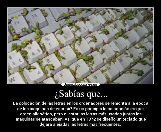¿Sabías que... -