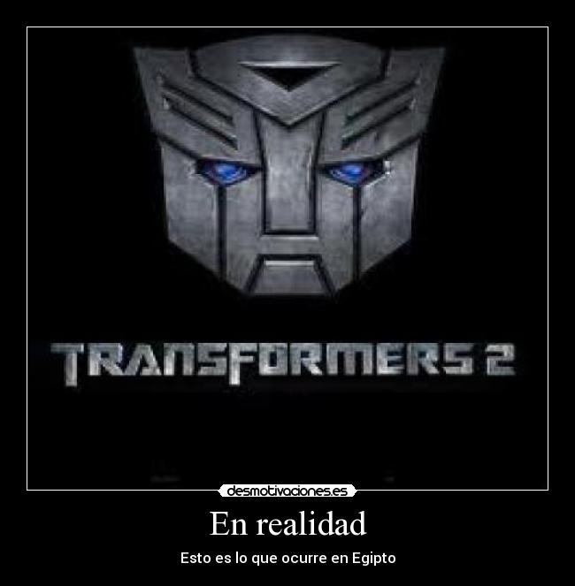 En realidad - Esto es lo que ocurre en Egipto