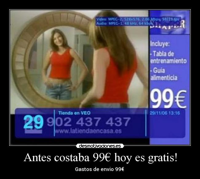 Antes costaba 99€ hoy es gratis! - 