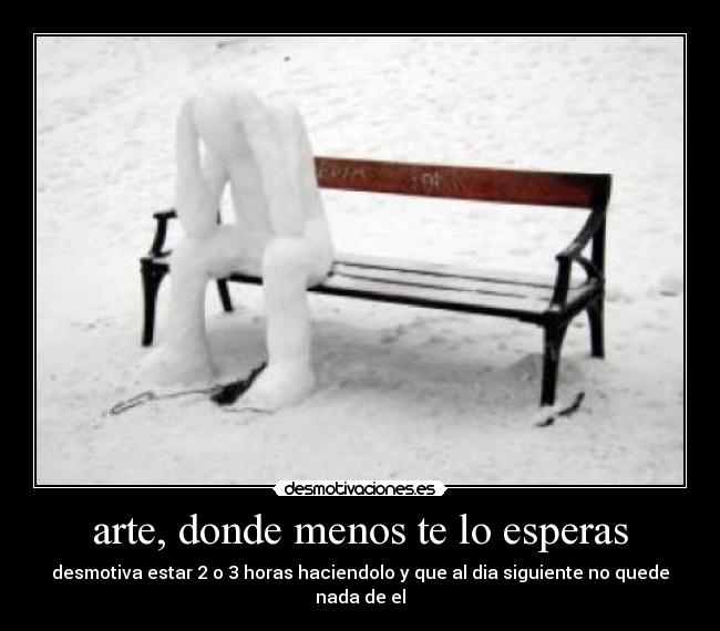 arte, donde menos te lo esperas -