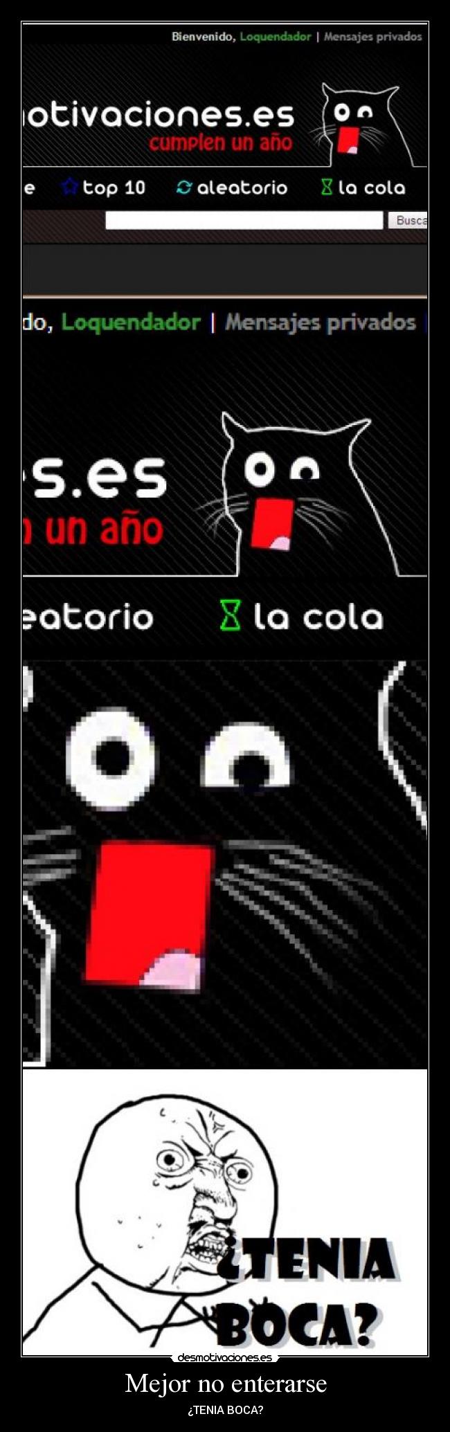 Mejor no enterarse - 