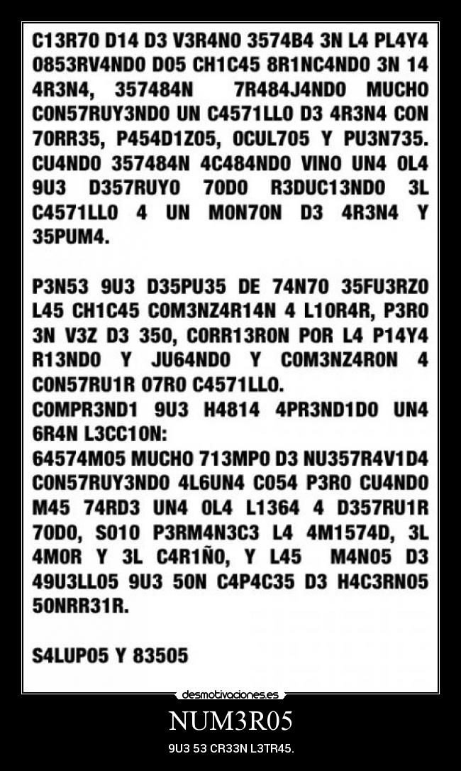 NUM3R05 -