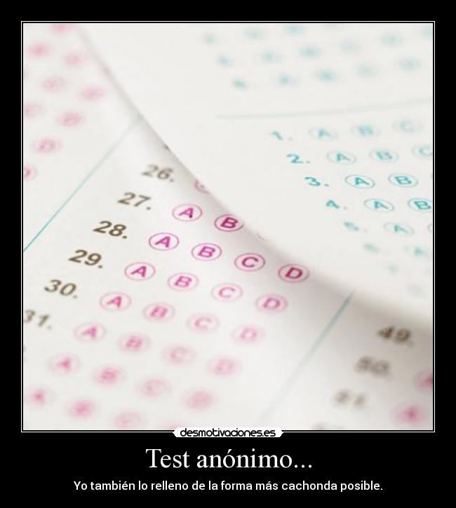Test anónimo... -