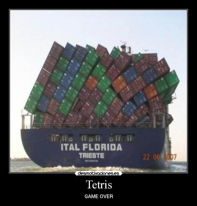 Tetris - GAME OVER