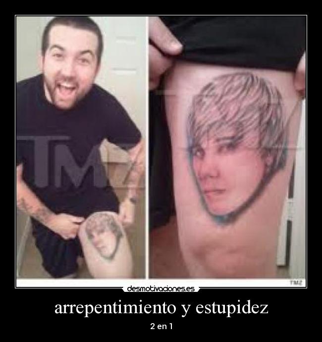 arrepentimiento y estupidez - 