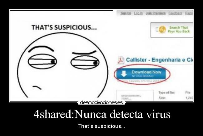 4shared:Nunca detecta virus - 