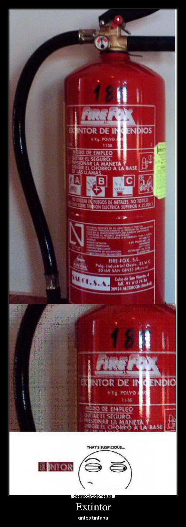 carteles extintor desmotivaciones