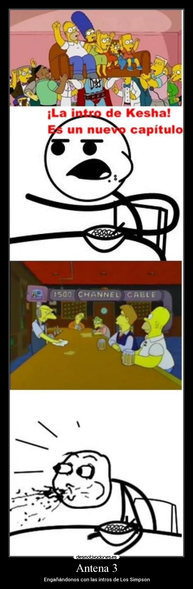 Antena 3 - Engañándonos con las intros de Los Simpson