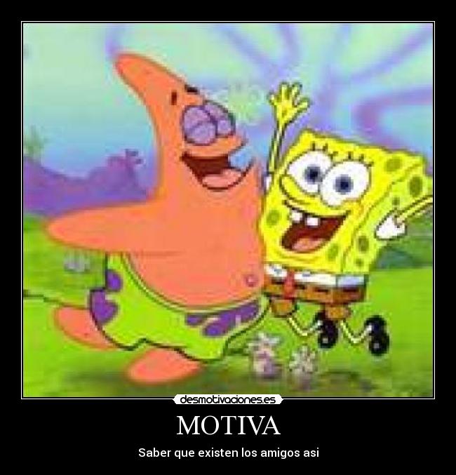 carteles bob esponja patricio desmotivaciones