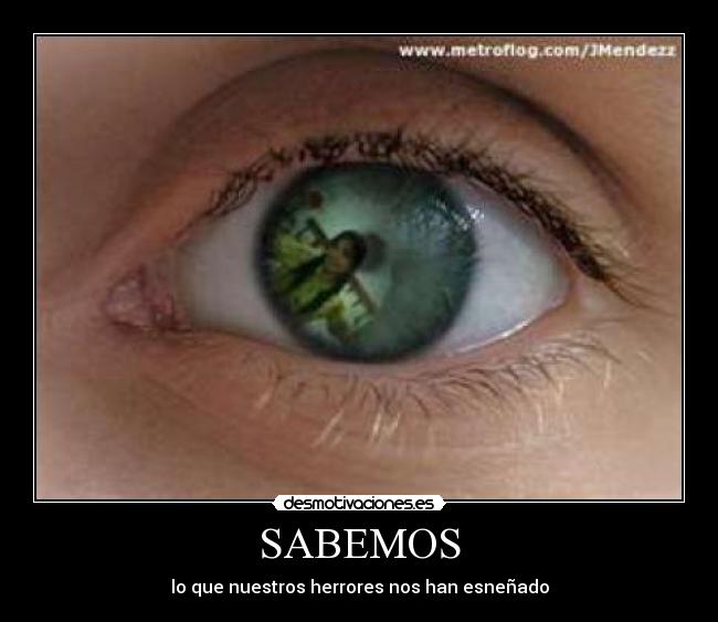 SABEMOS - lo que nuestros herrores nos han esneñado