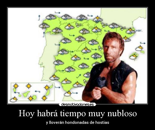 Hoy habrá tiempo muy nubloso -