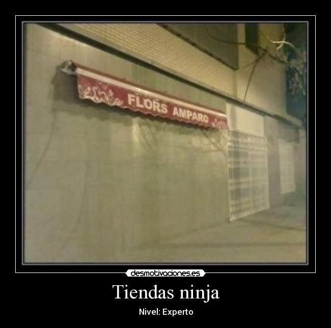 Tiendas ninja -
