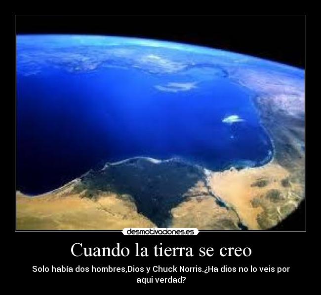 Cuando la tierra se creo -