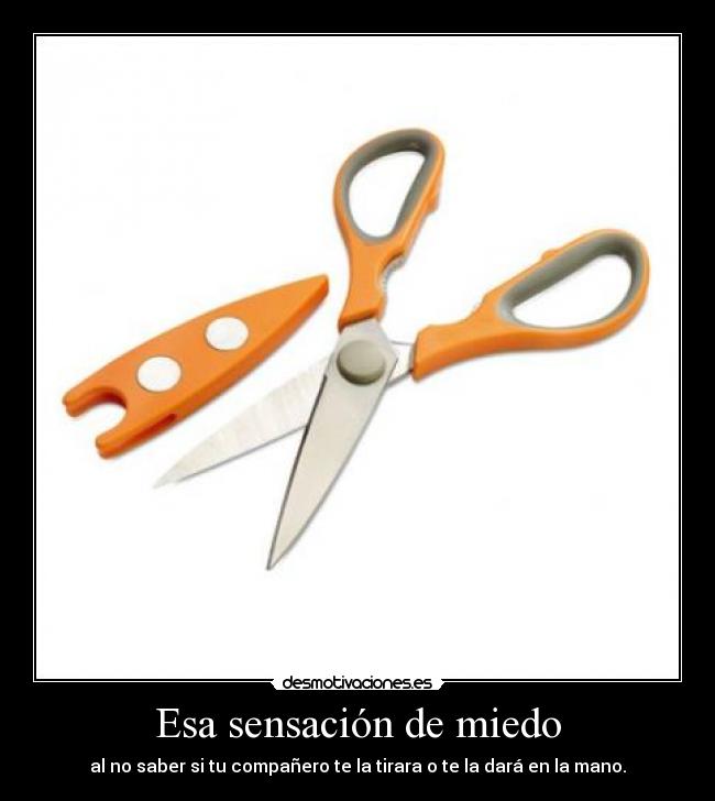 Esa sensación de miedo - 