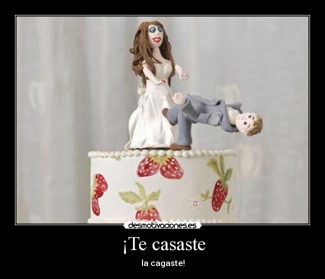 ¡Te casaste -