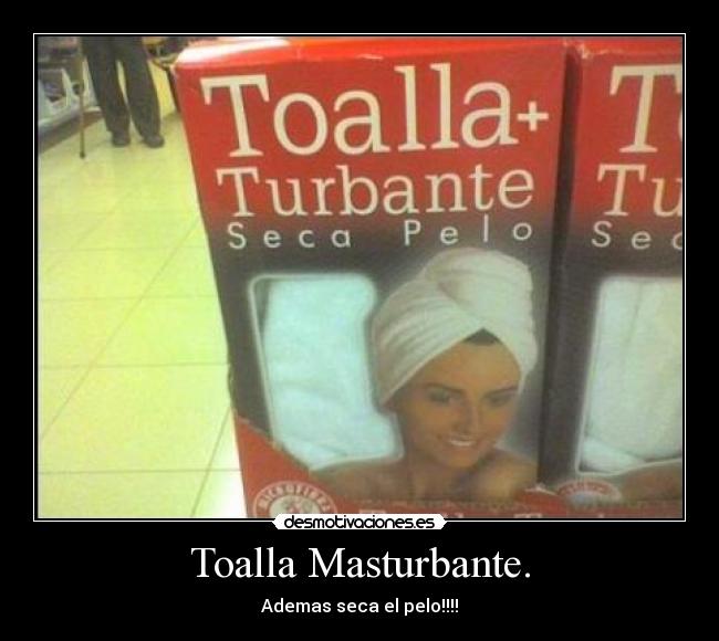 Toalla Masturbante. -