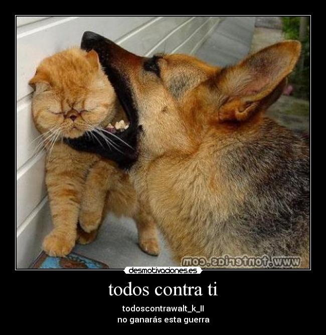 todos contra ti - todoscontrawalt_k_II
no ganarás esta guerra