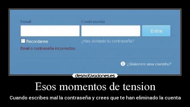 Esos momentos de tension -