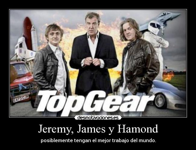 Jeremy, James y Hamond - 