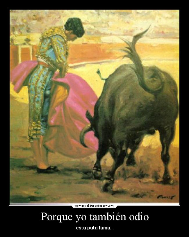 Porque yo también odio -