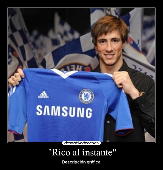 Rico al instante - Descripción gráfica.