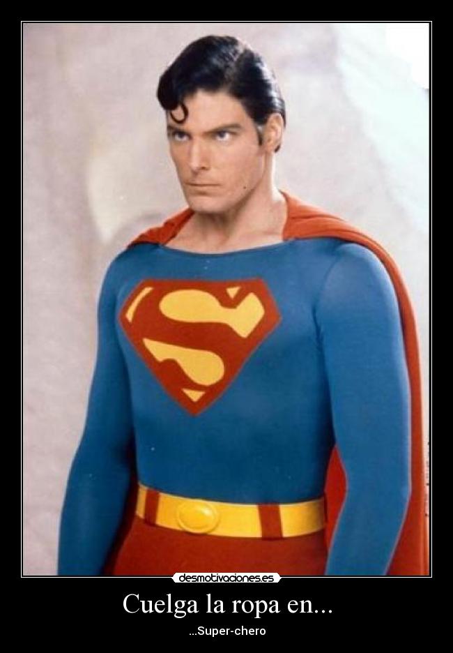 Cuelga la ropa en... -