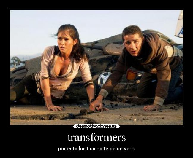 carteles transformers desmotivaciones