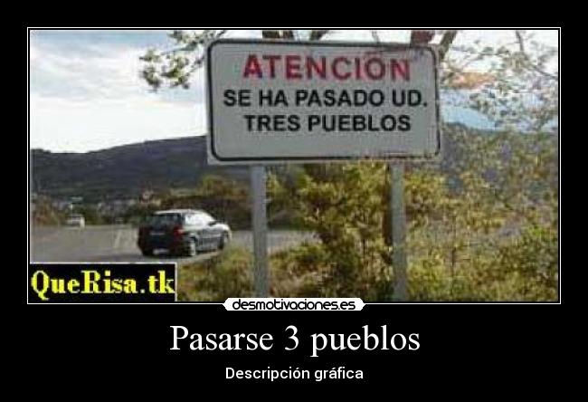 Pasarse 3 pueblos - 