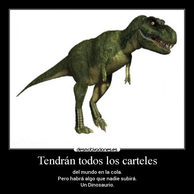 Tendrán todos los carteles -