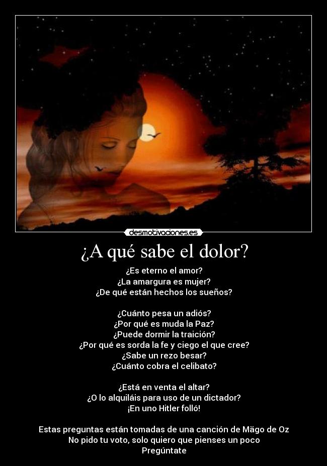 ¿A qué sabe el dolor? - 