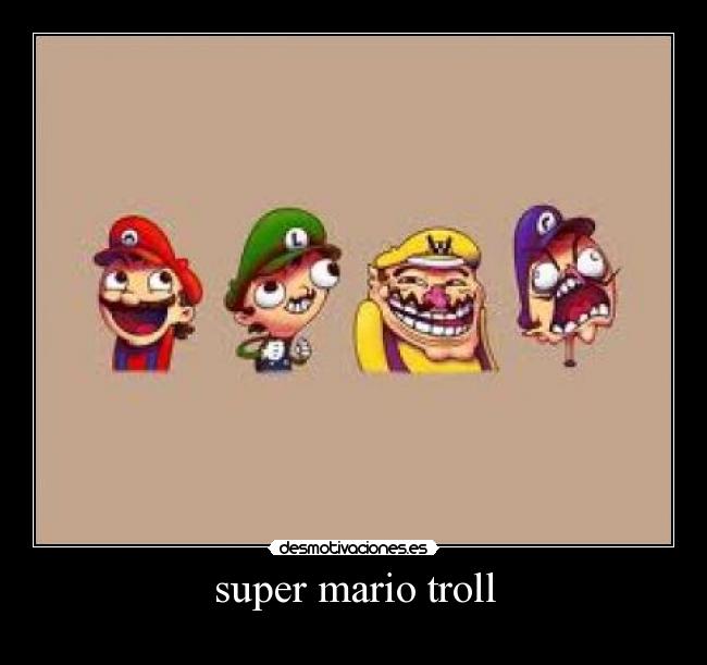 super mario troll -
