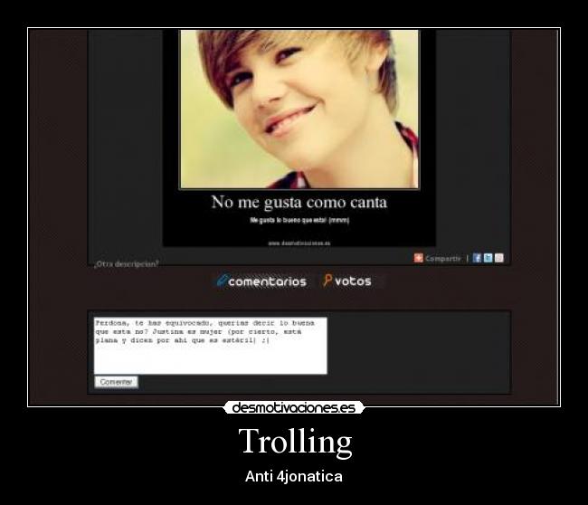 carteles justin bieber gay troll desmotivaciones