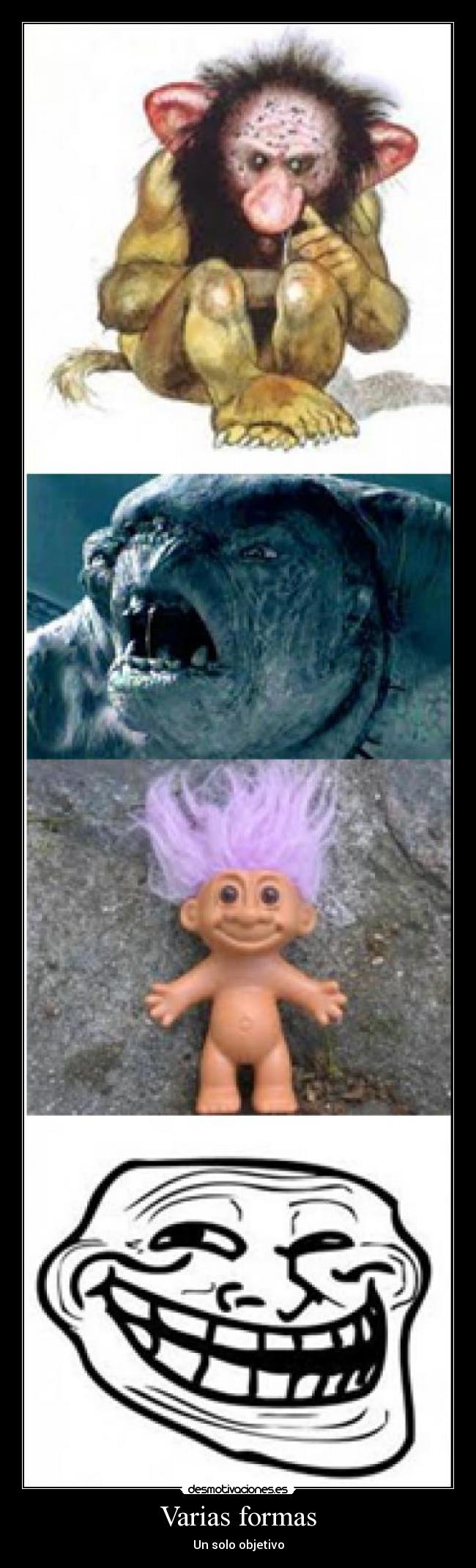 Varias formas - Un solo objetivo