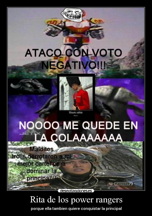 Rita de los power rangers -