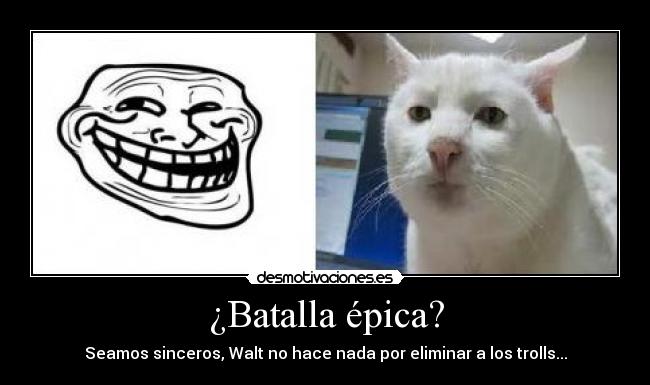 ¿Batalla épica? -