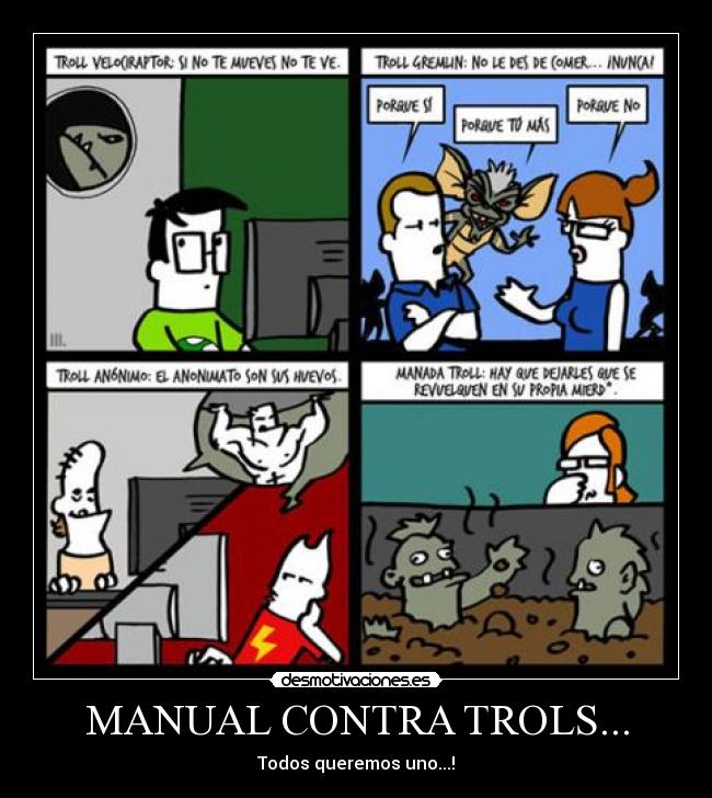 MANUAL CONTRA TROLS... -