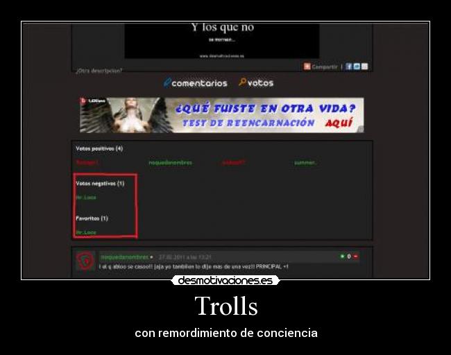 Trolls - con remordimiento de conciencia