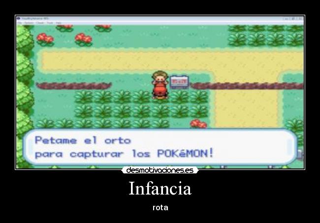 Infancia - rota