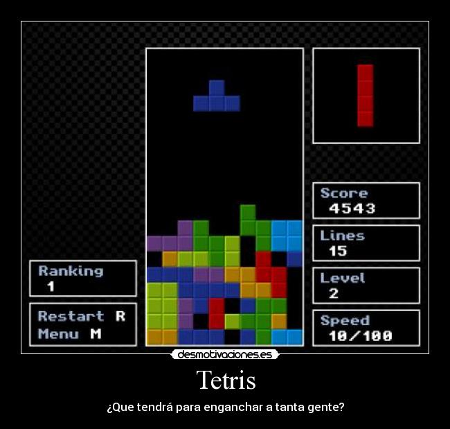 Tetris - ¿Que tendrá para enganchar a tanta gente?