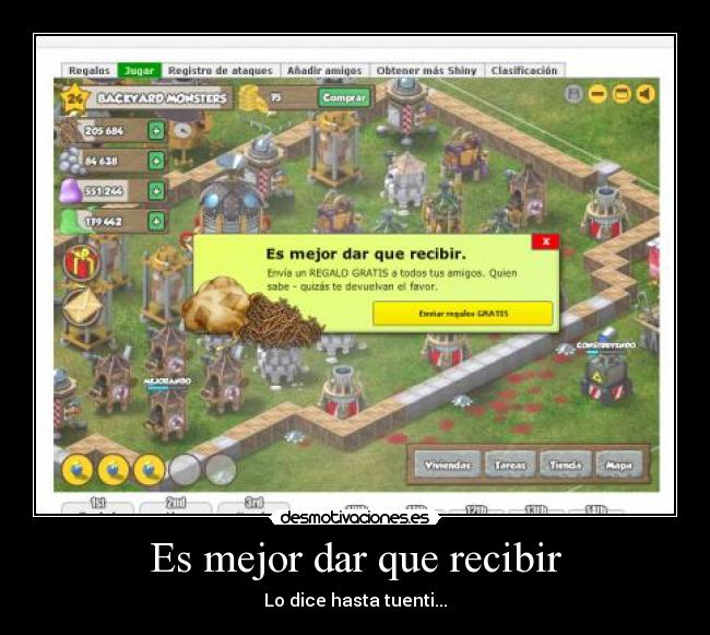 Es mejor dar que recibir - Lo dice hasta tuenti...