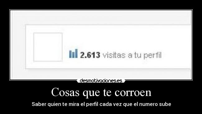Cosas que te corroen -