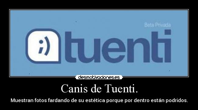 Canis de Tuenti. - 