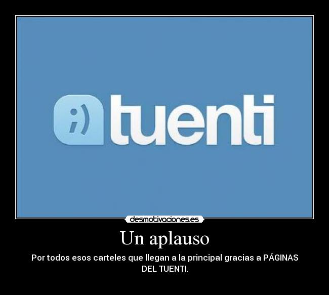Un aplauso -