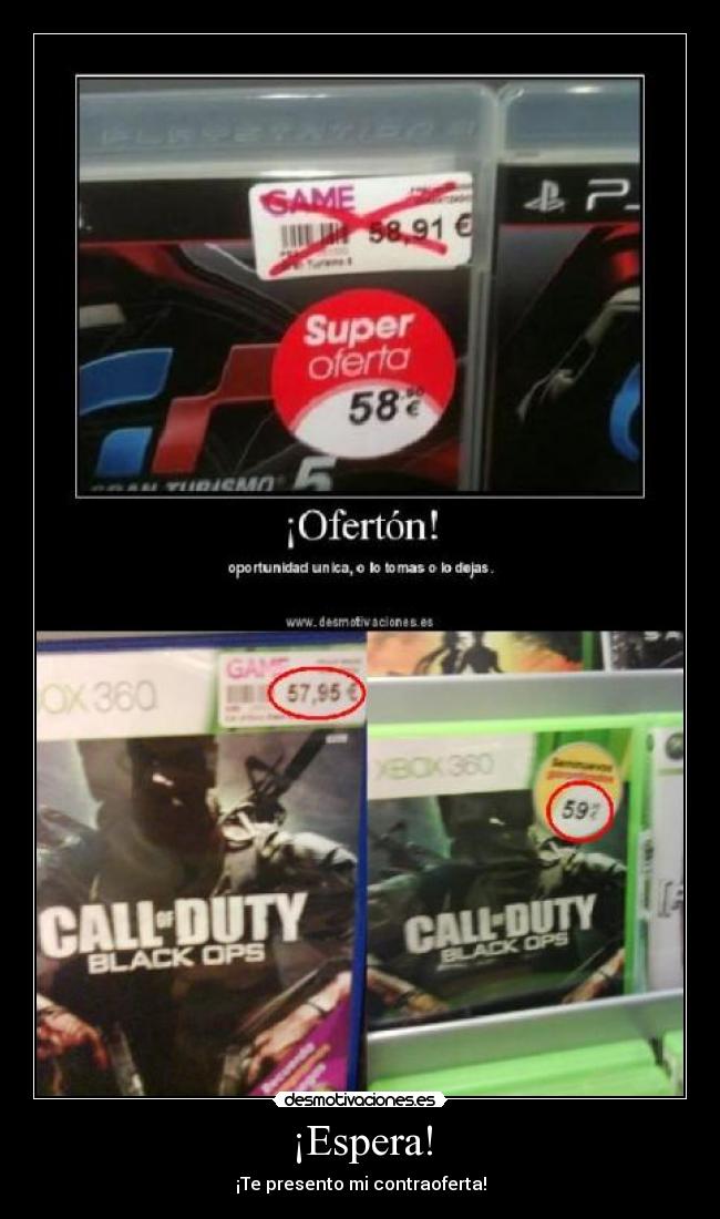 ¡Espera! - ¡Te presento mi contraoferta!