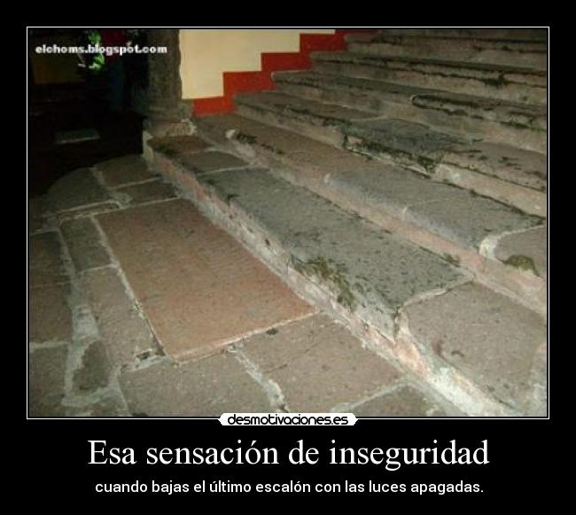 Esa sensación de inseguridad - 
